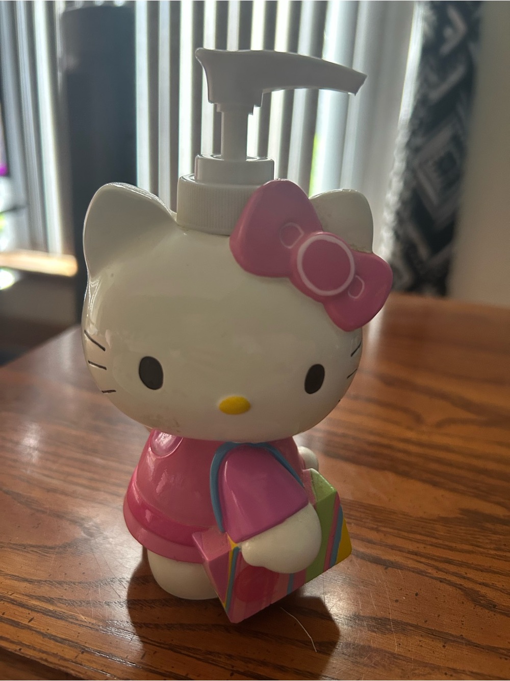 Hello Kitty Pink and White Pump Dispenser with Bow